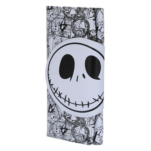 Unisex Nightmare Before Christmas magnetic buckle wallets. white or black - Picture 5 of 7